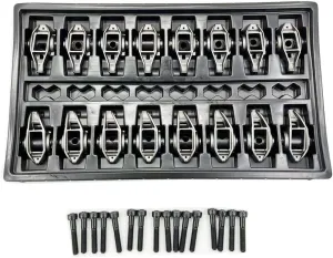LS3 L92 6.0L 6.2L 1.7 Ratio Rocker Arms Set with Trunion Kit Installed