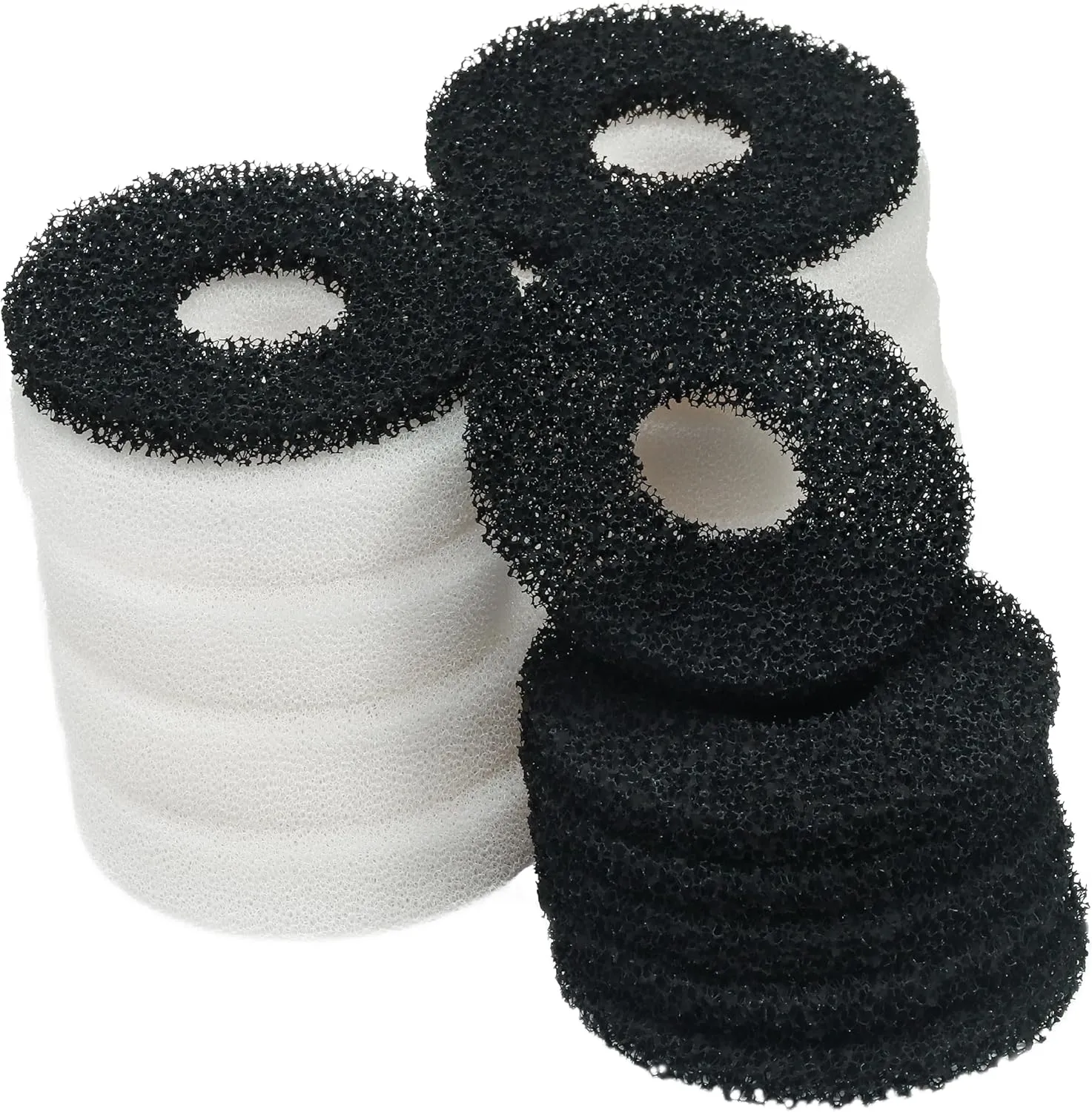 LTWHOME Compatiable Foam and Carbon Rings Fit for Biorb Filter Set/Service Kit (Pack of 16)