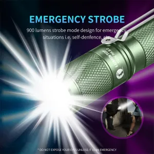 LUMINTOP Pocket-Sized Super Bright Flashlight Set Tool AA 3.0 EDC Flashlight, 900 Lumens AA EDC Flashlight with Magnetic Tail and 920mah Rechargeable Battery, 5 Modes with Mode Memory, Waterproof Torc
