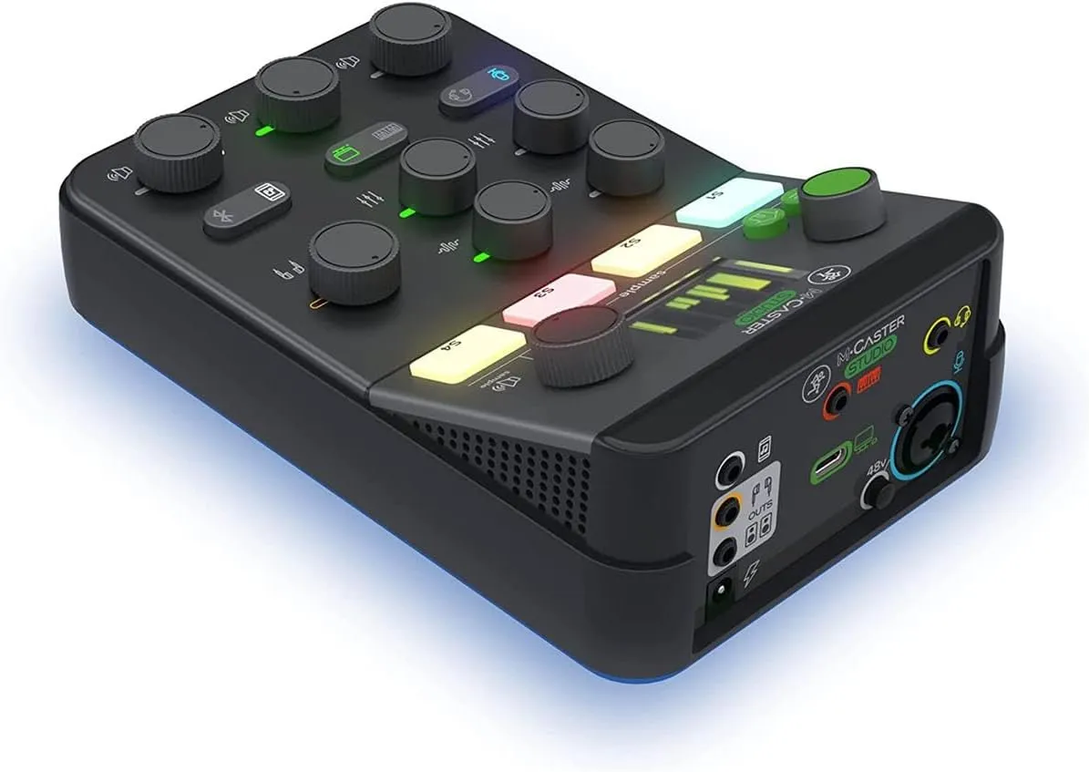 Mackie M-Caster Studio Live Streaming Mixer - Black