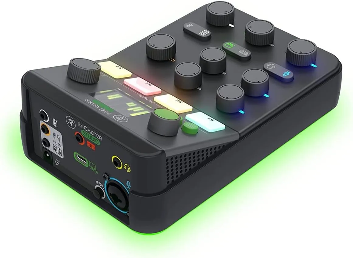 Mackie M-Caster Studio Live Streaming Mixer - Black