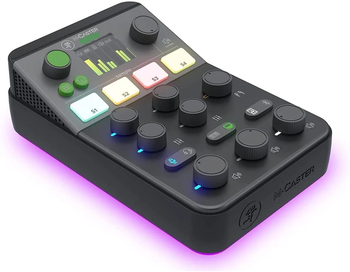 Mackie M-Caster Studio Live Streaming Mixer - Black