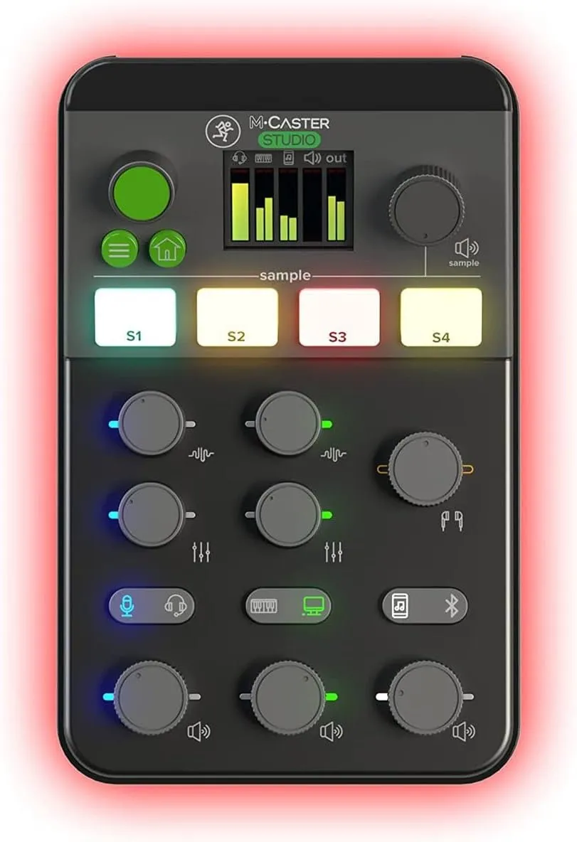 Mackie M-Caster Studio Live Streaming Mixer - Black