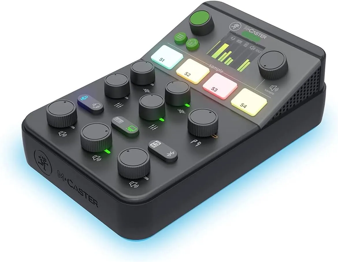 Mackie M-Caster Studio Live Streaming Mixer - Black