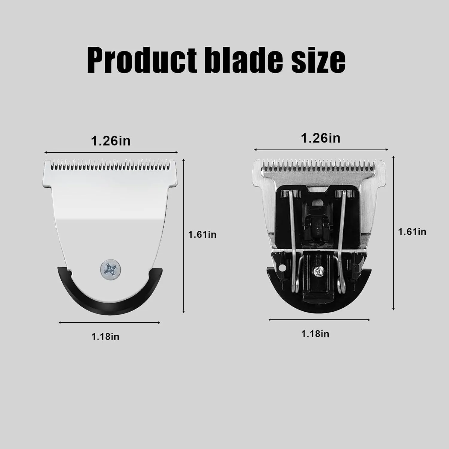 Mag Timmer Blade Replacement 2111 Blades Compatible with Wahl Sterling Mag Trimmers Blades,Fits Sterling Mag Trimmer 8841/8143 /8700/8779 and Beret 8841 Trimmer (Silver/1Pack)