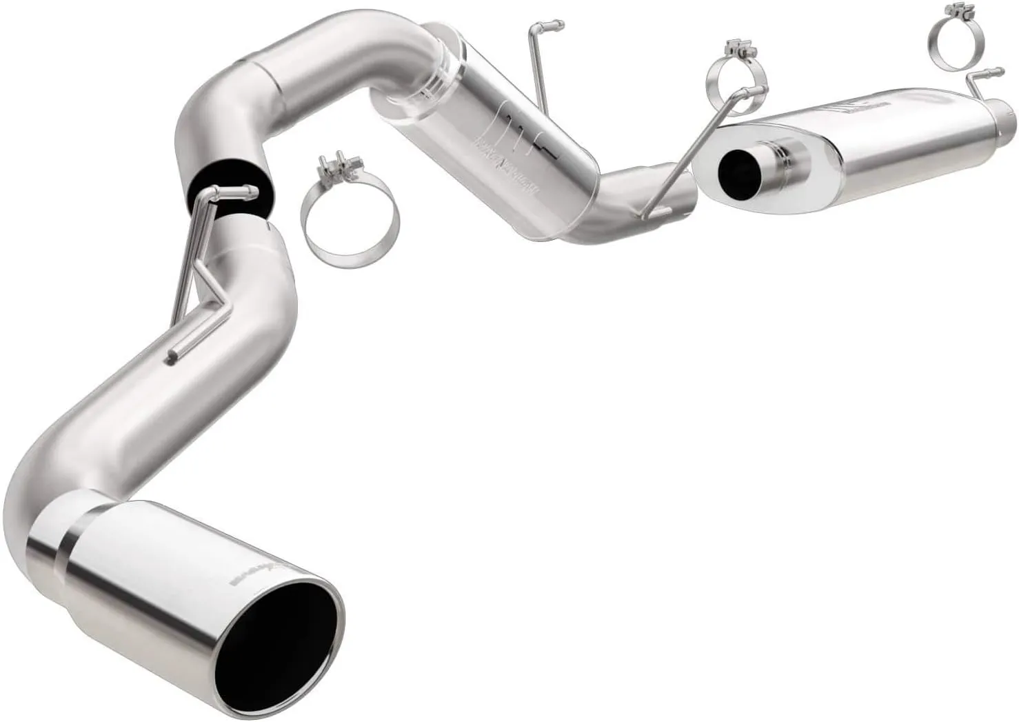 MagnaFlow Performance Exhaust System 19200: Cat-Back, Street Series, For 2014-2024 Ram 2500, For 2014-2024 Ram 3500, V8 6.4L