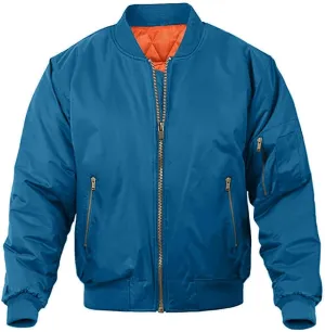 MAGNIVIT Men's Bomber Jacket Casual Fall Winter Military Jacket and Coats Outwear