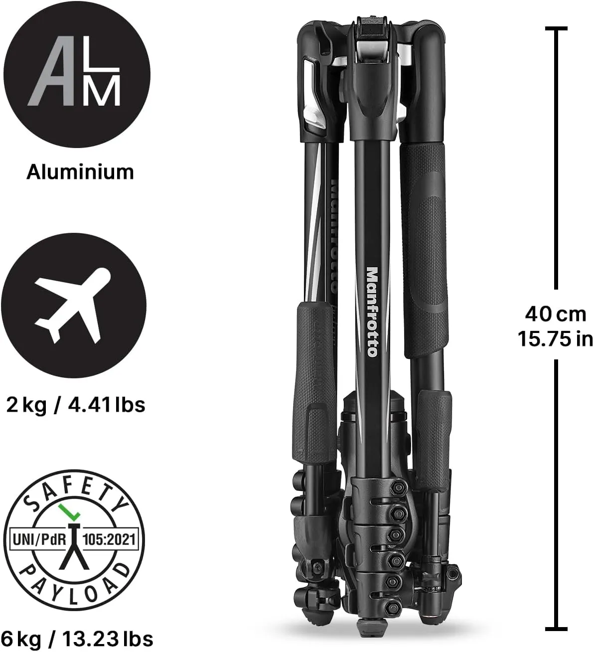 Manfrotto Befree 3-Way Live Advanced 4-Section Tripod with Befree 3-Way Live Head