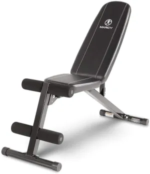 Marcy Multi-Position Adjustable Utility Bench for Home Gym Weightlifting and Strength Training