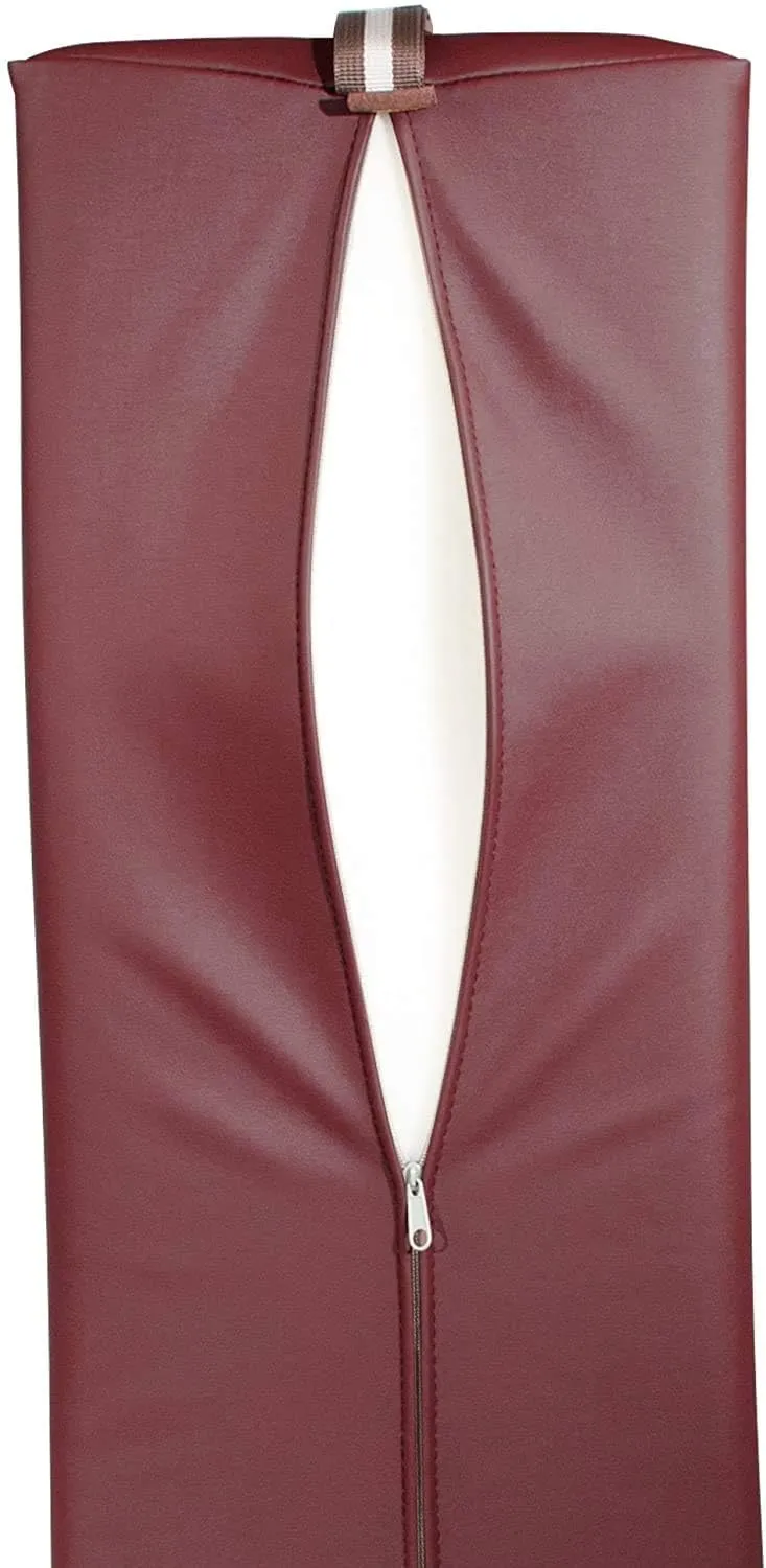 Master Massage Equipment Table Bolster Pillow Cushion Pad Memory Foam for Massage,Spa,Beauty,Tattoo Bed (Burgundy)