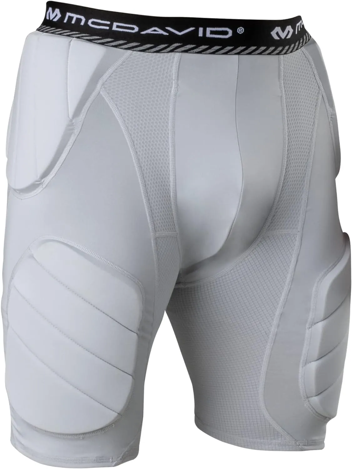 McDavid Football Girdle for Men - Durable & Breathable 5-Pad Girdle with Hard-Shell Thigh Guards for Padded Support, Ideal for Football & Lacrosse (Adult)