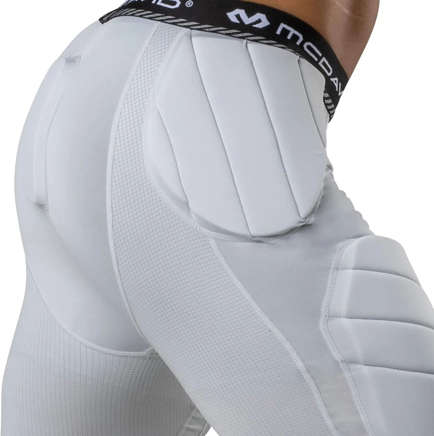 McDavid Football Girdle for Men - Durable & Breathable 5-Pad Girdle with Hard-Shell Thigh Guards for Padded Support, Ideal for Football & Lacrosse (Adult)
