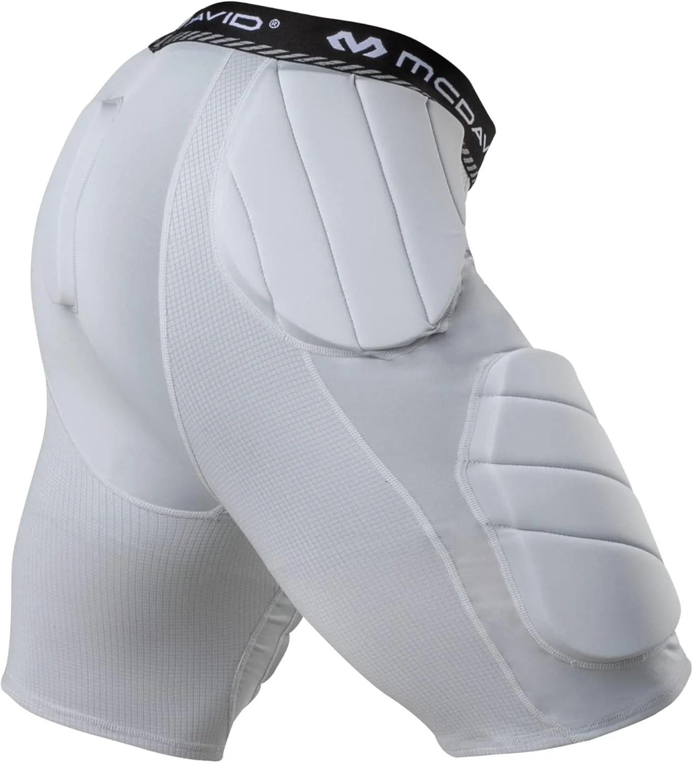 McDavid Football Girdle for Men - Durable & Breathable 5-Pad Girdle with Hard-Shell Thigh Guards for Padded Support, Ideal for Football & Lacrosse (Adult)