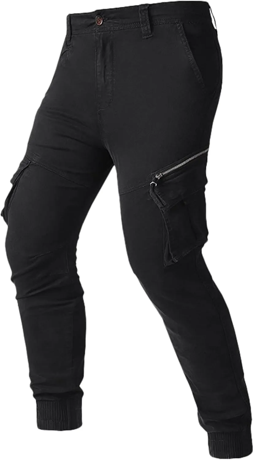 Mens Cargo Trousers Combat Trousers Cotton Multi Pockets Outdoor Trousers Workwear Tactical Pants