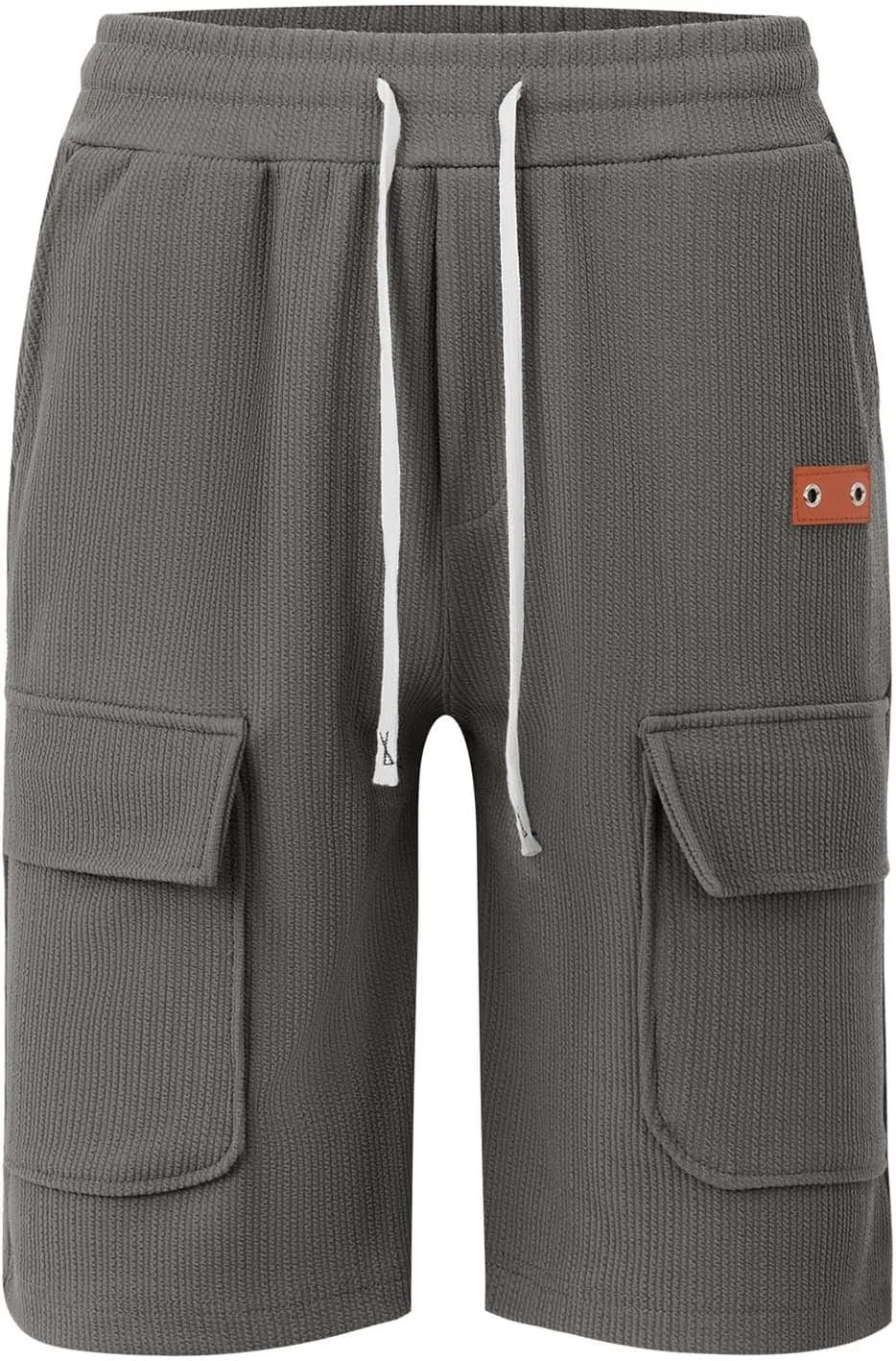 Mens Casual Summer Shorts Cargo Design Lightweight Stretch Waist Multi Pocket Outdoor Lounge Wear