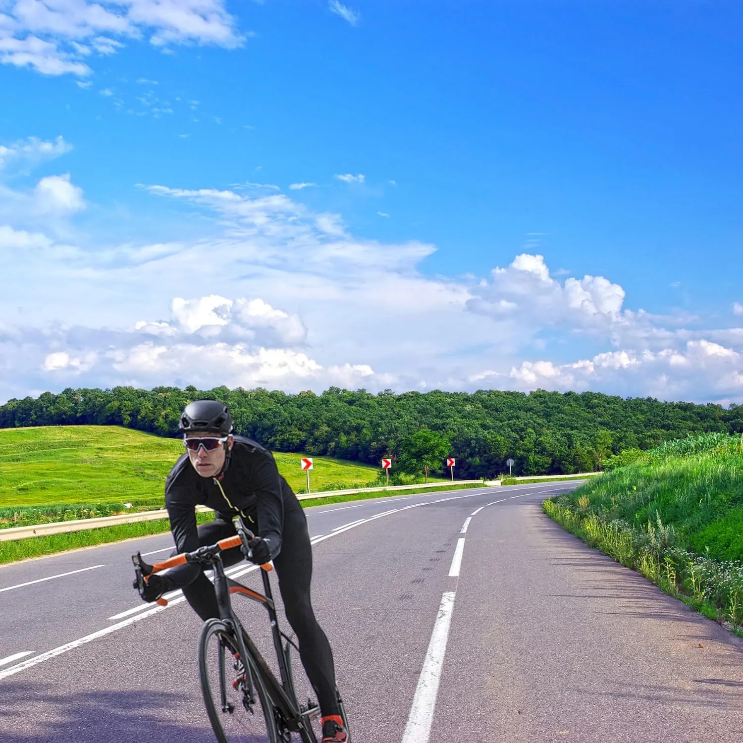 Mens Cycling Pants,4D Padded Road Bike Bicycle Tights Outdoor Biking Leggings with Pockets