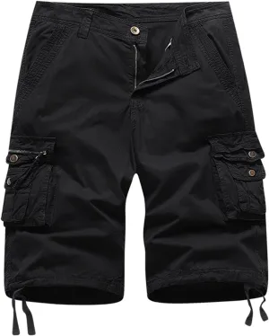 Men's Hiking Cargo Shorts Water Resistant Quick Dry Outdoor Tactical Shorts with Multi Pocket for Fishing Travel