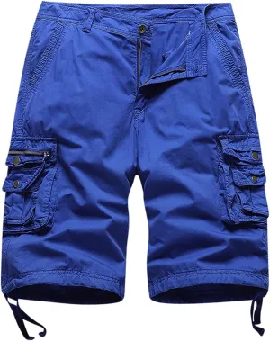 Men's Hiking Cargo Shorts Water Resistant Quick Dry Outdoor Tactical Shorts with Multi Pocket for Fishing Travel