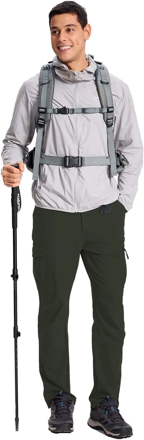Men's Hiking Cargo Work Pants Waterproof Lightweight Quick Dry Outdoor Fishing Mountaineering Travel Tactical Pants