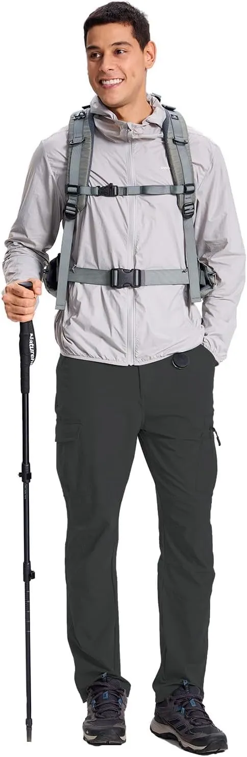 Men's Hiking Cargo Work Pants Waterproof Lightweight Quick Dry Outdoor Fishing Mountaineering Travel Tactical Pants