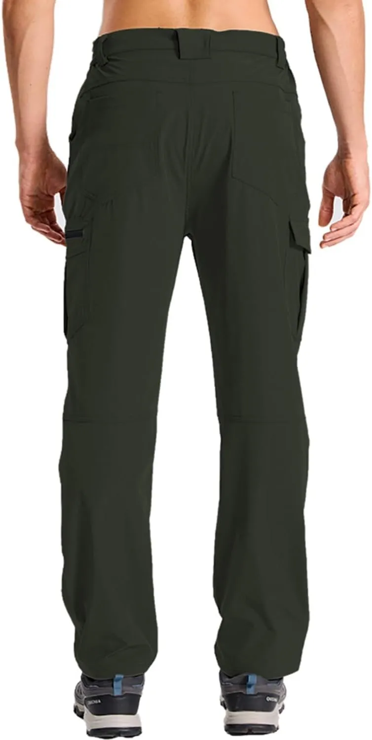 Men's Hiking Cargo Work Pants Waterproof Lightweight Quick Dry Outdoor Fishing Mountaineering Travel Tactical Pants