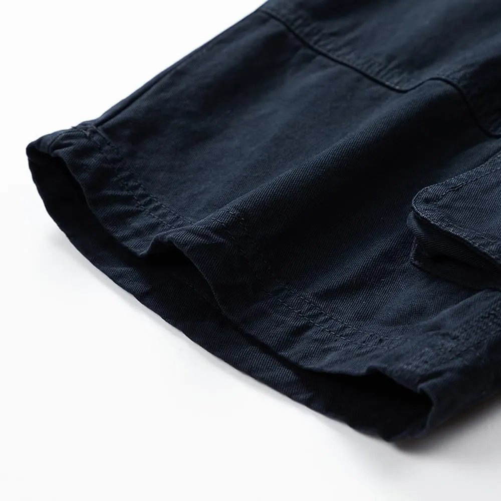 Men's Multi Pockets Military Cargo Shorts Summer Regular Fit Cotton Tactical Shorts