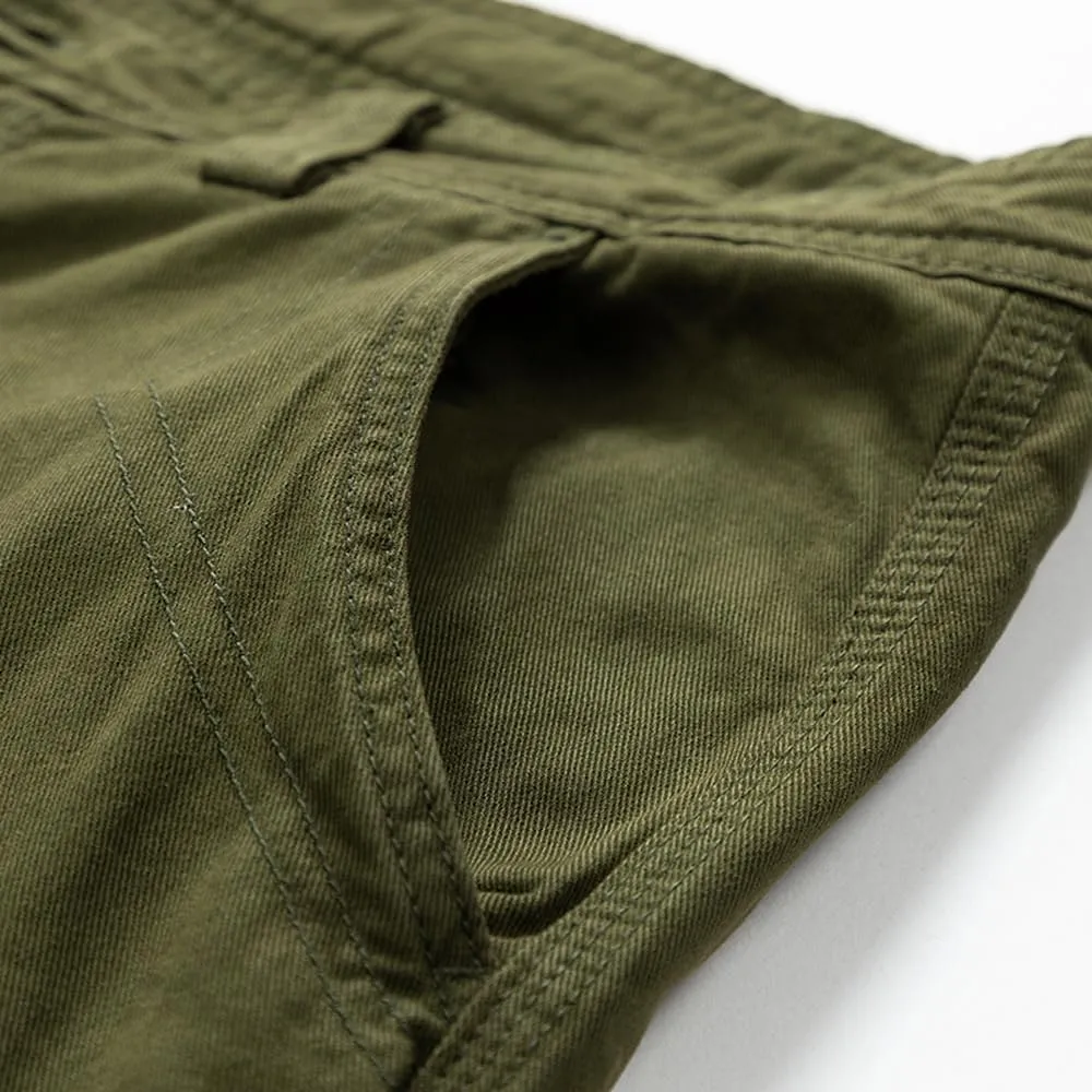 Men's Multi Pockets Military Cargo Shorts Summer Regular Fit Cotton Tactical Shorts