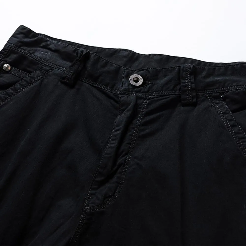 Men's Multi Pockets Tactical Cargo Shorts Summer Regular Fit Cotton Work Shorts
