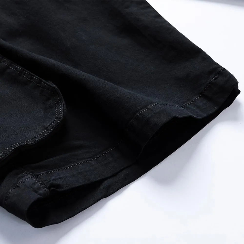 Men's Multi Pockets Tactical Cargo Shorts Summer Regular Fit Cotton Work Shorts