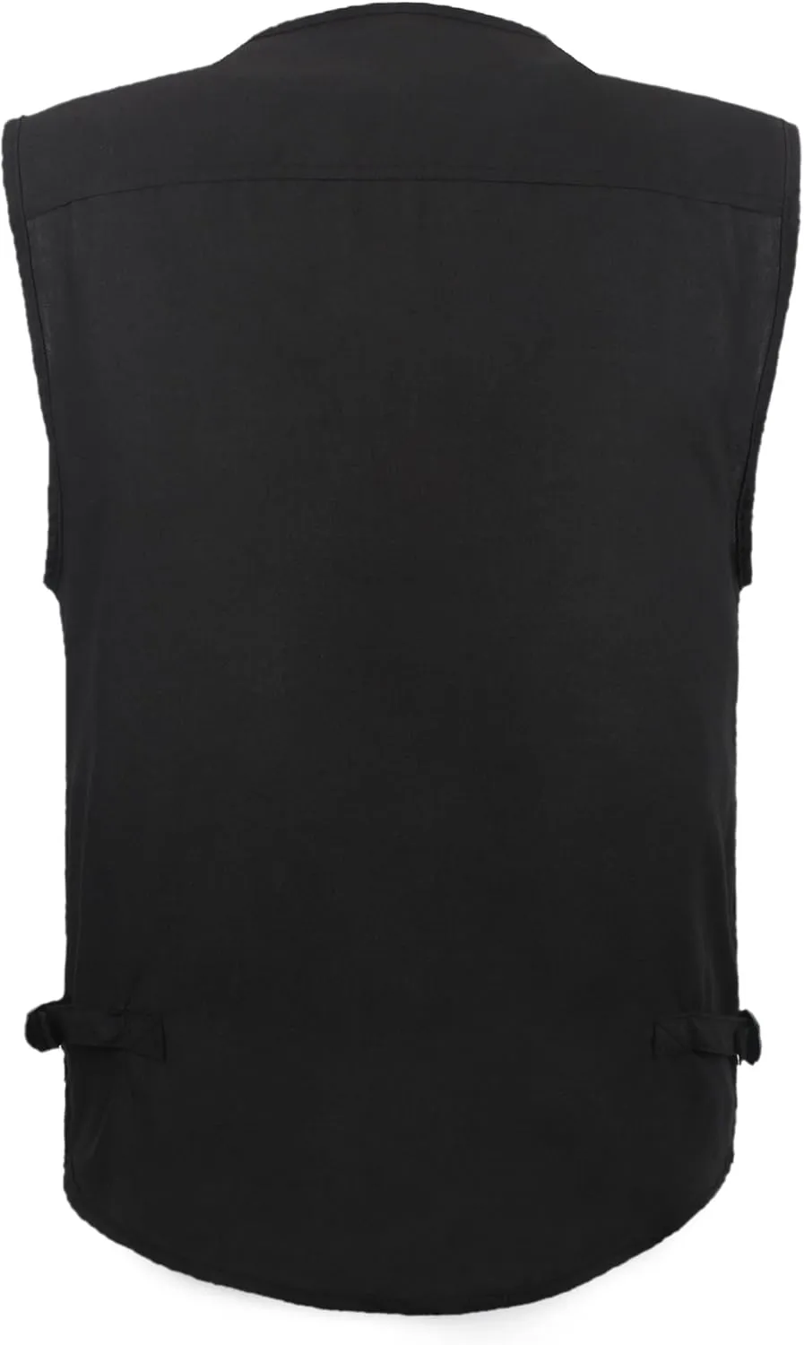 Men's Poplin Outdoors Travel Sports Multi-Pockets Work Fishing Vest