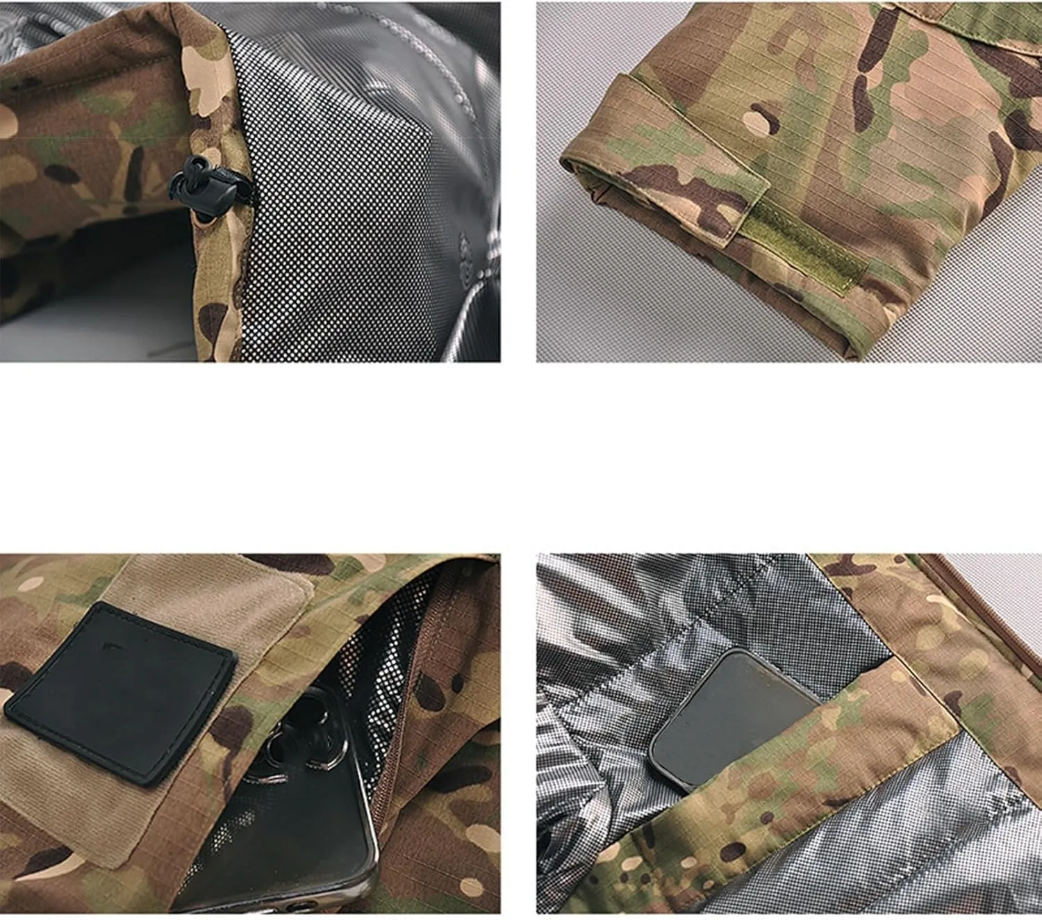 Men’s Tactical Uniforms Suit,Warm Winter Windproof Clothing Set, Waterproof Snow Ski Jacket and Pants