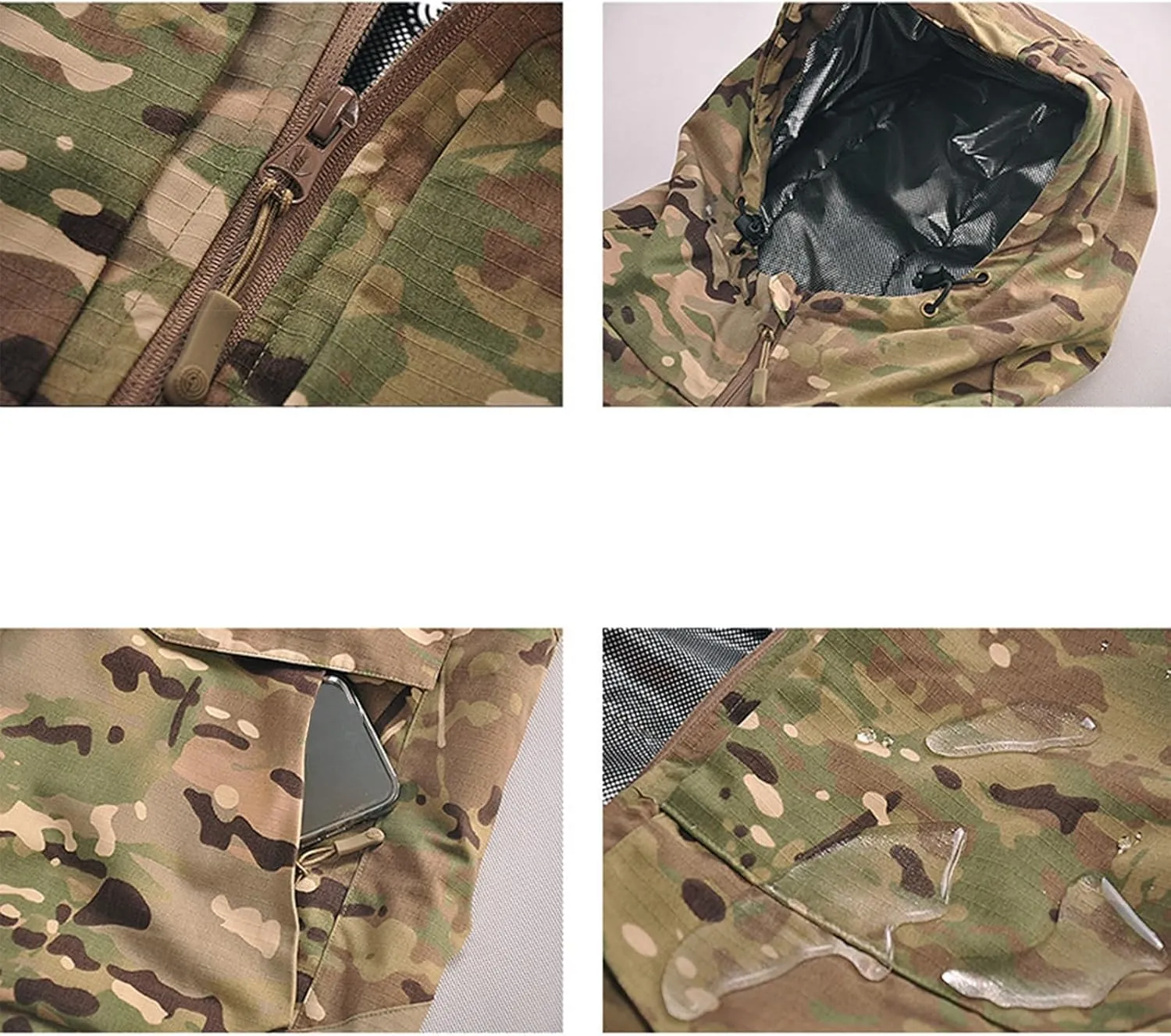 Men’s Tactical Uniforms Suit,Warm Winter Windproof Clothing Set, Waterproof Snow Ski Jacket and Pants