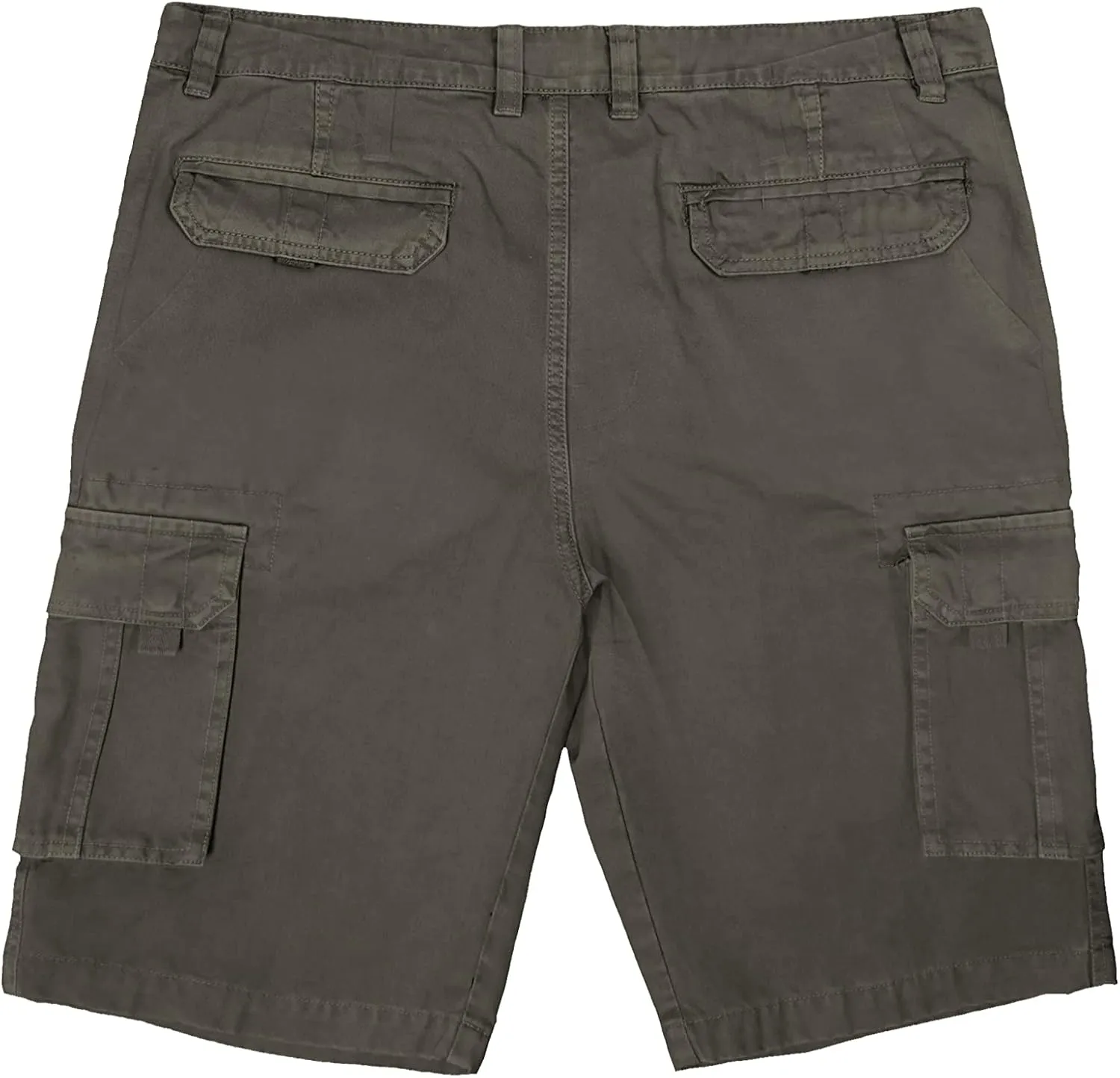 Men's Twill Cargo Shorts Cotton Lightweight Multi Pocket Casual Outdoor Hiking Shorts