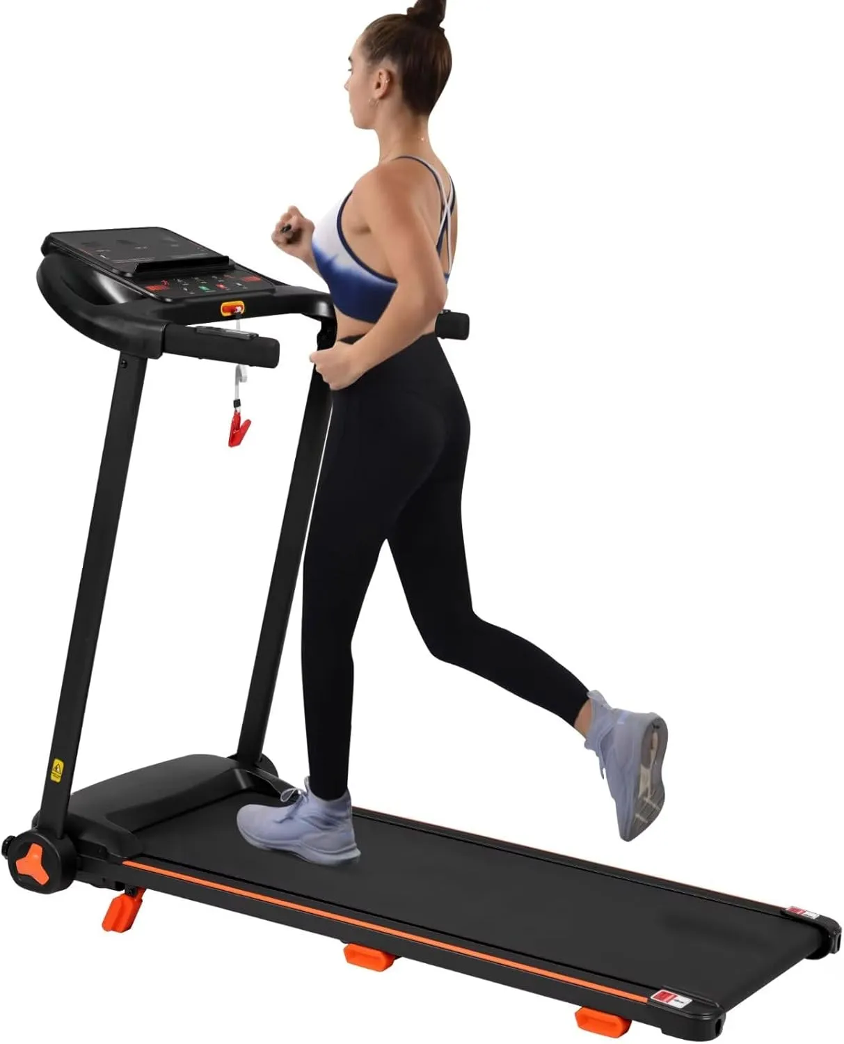 Merax Treadmills for Home, 3.0 HP Folding Treadmill with Incline, Portable Treadmill 300 lbs Capacity, Small Treadmills with Charge Staion & Bluetooth Speaker for Small Space