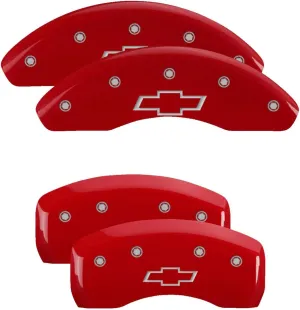 MGP Caliper Covers 2016-2020 Chevrolet Malibu - Front and Rear Set - Red