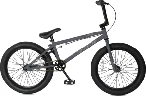 MICARGI MBX 20 Inch Hi-Ten Steel Framed Freestyle BMX Beginners Bike for Child or Adult Riders 5 Feet to 6 Feet 2 Inches Tall