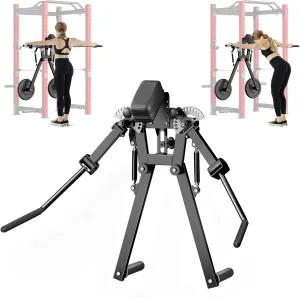 Mikolo Lateral Raise Attachment, 2-in-1 Lateral Raise & Chest Fly Machine, Power Rack Squat Rack Attachment with 1" Holes, Home Gym Upper Body Workout Equipment for Chest & Shoulders