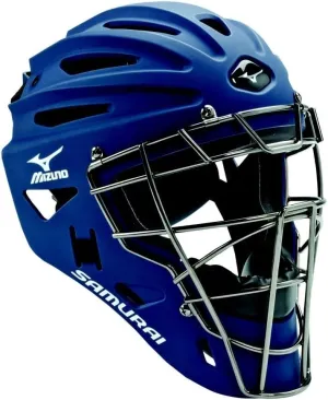 Mizuno Youth G4 Samurai Catcher's Helmet, Navy