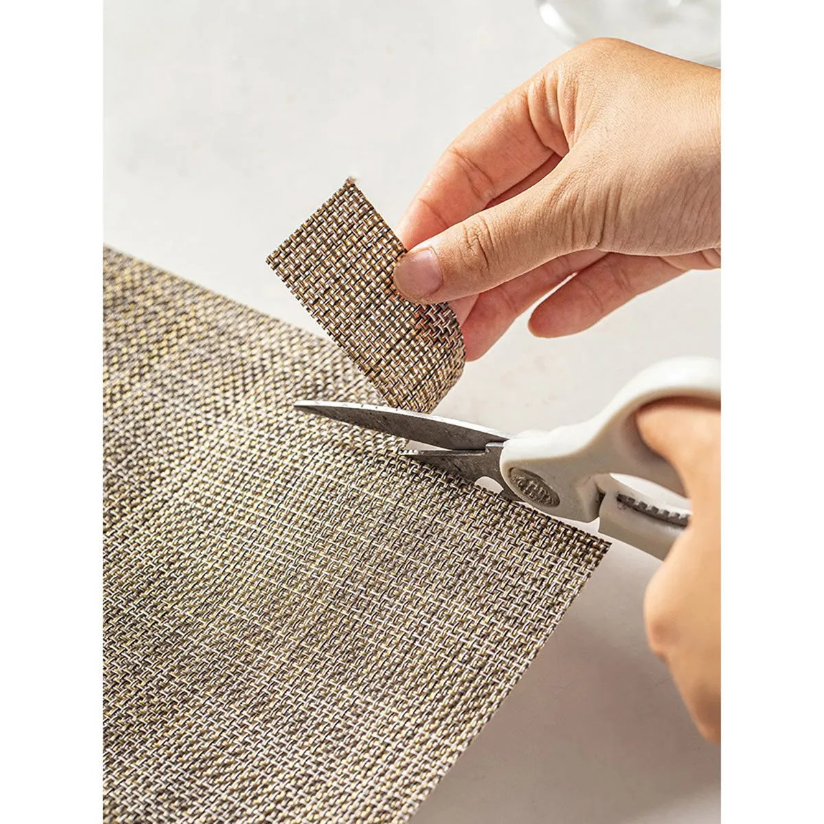 Modern SweetHome Nordic Heat-Resistant Table Mats - Beige, Set of 4