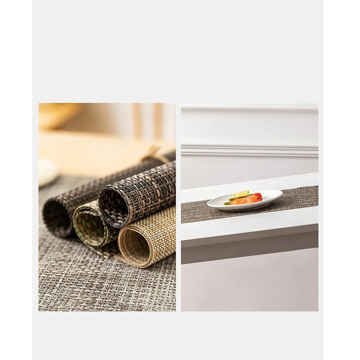 Modern SweetHome Nordic Heat-Resistant Table Mats - Beige, Set of 4
