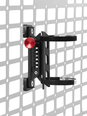 MOLLE Fire Extinguisher Mount Kit - Quick Release Bracket for Tactical Panels, Trucks & Vehicles, Fits 1-2" Slots/Holes - Rigid MOLLE Plate Holder for Fire Extinguisher & Gear Accessories