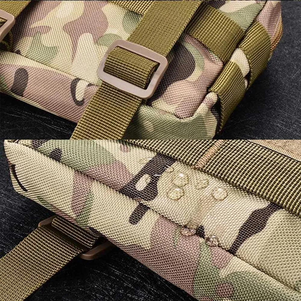 Molle Pouch 2PCS Tactical Admin Pouch Utility Gear Tool Belt Pouch EDC Tool Bag Service Dog Tactical Vest Pouch.