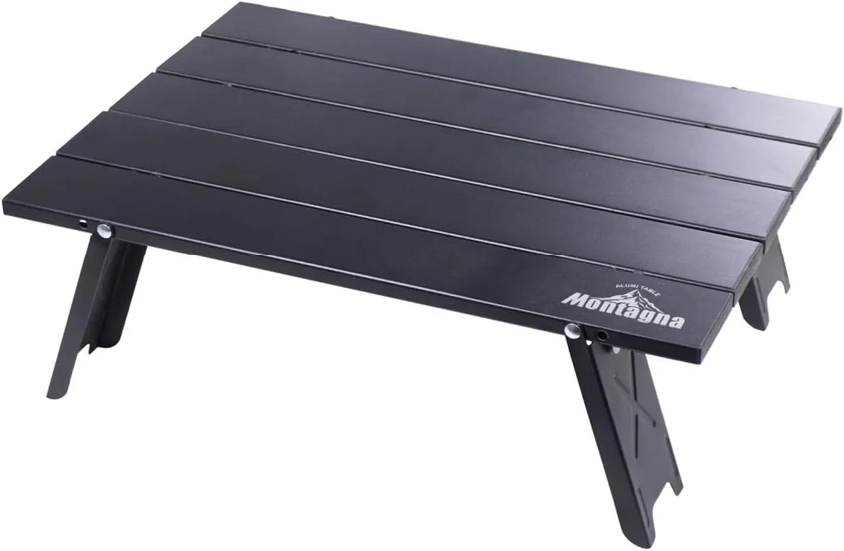Montagna HAC3017 Hack Table, Camping, Outdoors, Assembly Required, No Tools Required, Aluminum, 15.7 x 11.4 x 5.1 inches (40 x 29 x 13