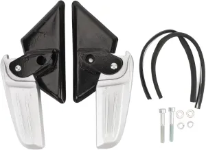 Motorcycle Folding Pedal Aluminum Alloy Wide Foot Pegs Replacement Wide Foldable Pedals for Spring Primavera LX LXV 150 125