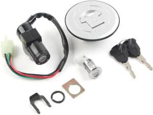 Motorcycle Ignition Switch Fuel Gas Cap Seat Key Lock set for HONDA Grom 125 AC MSX125/Motrac M2, M3/Skyteam M3 2014-2015