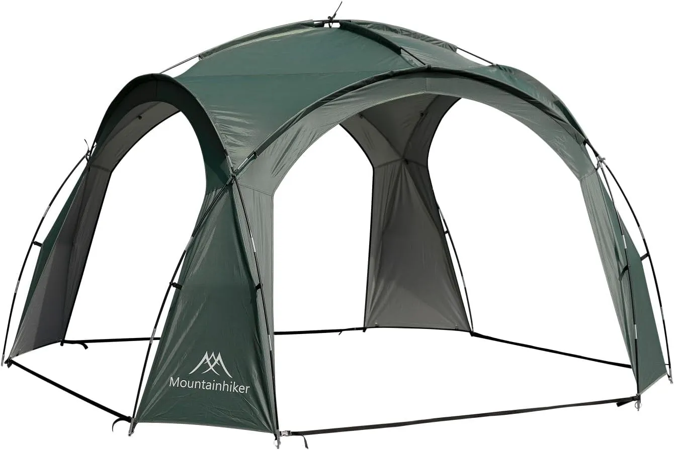 Mountainhiker Dome Tent – (160 * 160 * 90in) UV Protection, Waterproof, Windproof Outdoor Shelter for 5-8 People, Easy to Set Up for Camping, Beach, and Hiking