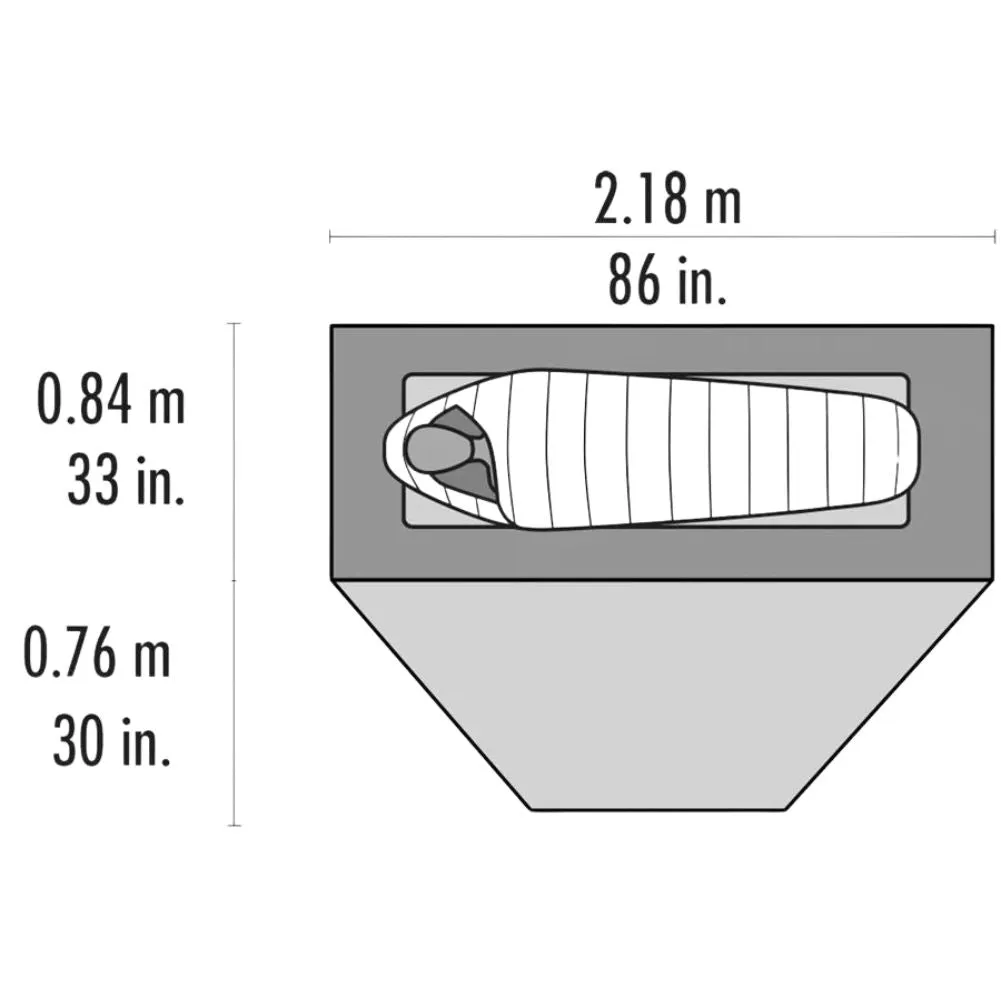 MSR Elixir 1 Tent - 1 Person Solo Tent (White)