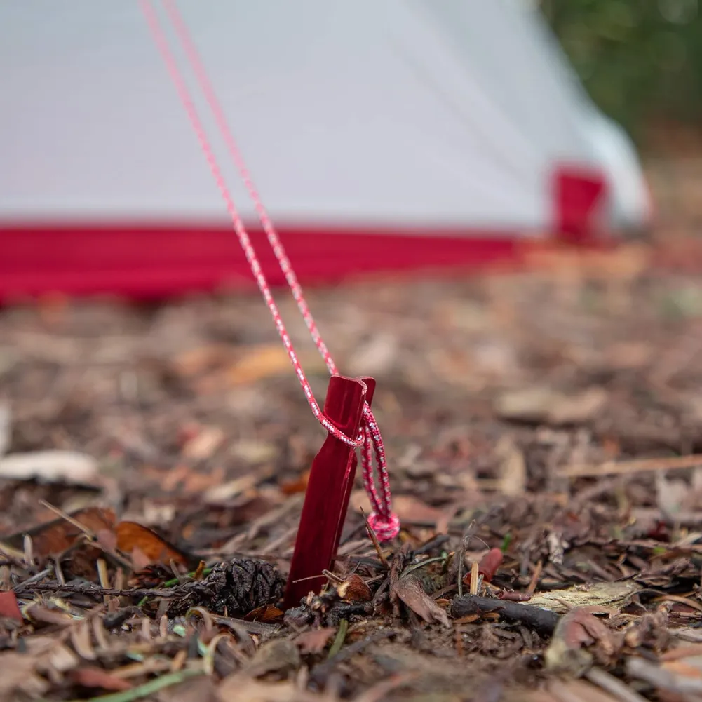 MSR  Mini-Groundhog Tent Stakes/Pegs (Pack of 6) - 15cm