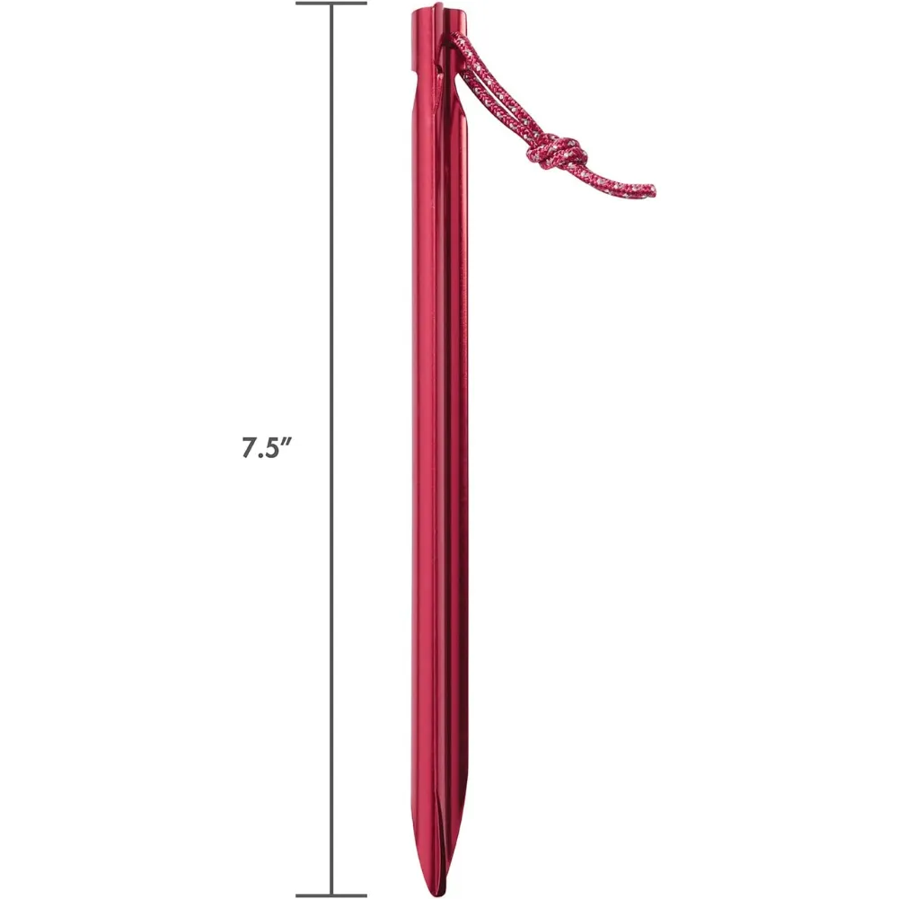 MSR  Mini-Groundhog Tent Stakes/Pegs (Pack of 6) - 15cm