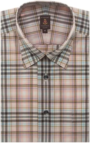 Multi Color Check Estate Classic Fit Dress Shirt